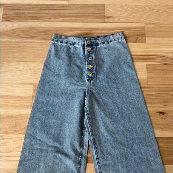 The Odells Sydney Ultra High Rise Wide Legs Jean Size 10 - Picture 6 of 12